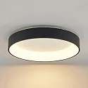 Brumberg Luminaire de surface GEORGA 2CCT DIM CCT Switch, forme de l'anneau IP20, noir mat gradable
