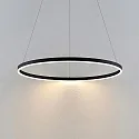 Brumberg Luminaire à suspension GRAHAM 1 voie, forme de l'anneau IP20, noir mat gradable