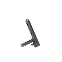 Brumberg floodlight MATRIX IP66, titanium, transparent