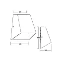 Brumberg Luminaire mural d'extérieur ALEXIS commutable LED IP54, gris 