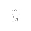 Brumberg outdoor wall luminaire DAR switchable LED IP54, grey 
