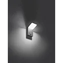 Brumberg Luminaire mural d’extérieur INO avec détecteur de mouvement, commutable LED IP54, graphite 