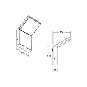 Brumberg Luminaire mural d’extérieur INO commutable LED IP54, graphite