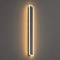 Brumberg Luminaire mural d'extérieur MASBATE 100CM angulaire, CCT Switch, commutable IP65, noir mat 