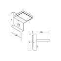 Brumberg outdoor wall luminaire APORIA with motion detector, switchable LED IP54, grey 