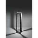 Brumberg Borne d'éclairage ABEE  commutable LED IP65, graphite 