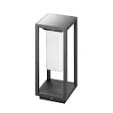 Borne d'éclairage solaire RUBI  commutable LED IP54, graphite 