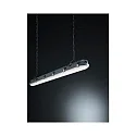 Brumberg damp-proof luminaire HUMID ONE PRO direct IP65, grey dimmable