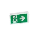 Lampe de secours EKW unilatéral, bilatéral IP54, blanche
