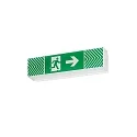 Lampe de secours EKW unilatéral IP54, blanche