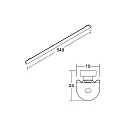 Brumberg Remplacement des LED LINEO LED T5/T8 60CM REPLACEMENT 2CCT CCT Switch, courant constant, fixation magnétique