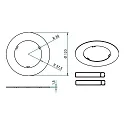 Brumberg Adaptateur, chrome