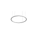 pendant luminaire DEVON Ø 120CM for VDU workstation, DALI controllable IP20, powder coated, white matt dimmable