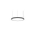 pendant luminaire ANDROS IN Ø 80CM Matter controllable IP20, powder coated, black matt dimmable