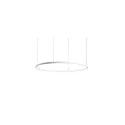 Luminaire à suspension ANDROS IN Ø 120CM contrôlable par Matter IP20, couvert de poudre, blanc mat gradable
