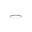 Luminaire à suspension ANDROS IN Ø 120CM contrôlable par DALI IP20, couvert de poudre, noir mat gradable