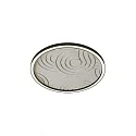 acoustical element SILENTIUM (STRUCTURE) FOR DEVON / 3.5CM / 120CM round, black