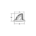 Brumberg ceiling recessed luminaire ARTEMIS MAXI round, direct IP20, silver dimmable