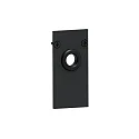 end piece PEPA HIGH with cable hole, black