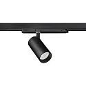 Halogène sur rail TRAXX MICRO rond, rotatif, commutable LED IP20, noir  