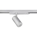 Halogène sur rail TRAXX MICRO rond, rotatif, commutable LED IP20, argent 