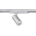 Halogène sur rail TRAXX MIDI rond, rotatif, commutable LED IP20, argent 