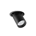 Spot TRAXX MICRO rond, pivotant, rotatif, commutable LED IP20, noir  