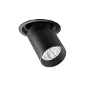 Spot TRAXX MIDI rond, pivotant, rotatif, commutable LED IP20, noir  