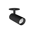 Spot TRAXX MICRO rond, pivotant, rotatif, commutable LED IP20, noir  