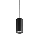 Luminaire à suspension TRAXX MICRO rond, commutable LED IP20, noir 