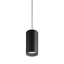 Luminaire à suspension TRAXX MINI rond, commutable LED IP20, noir 
