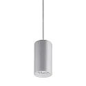 Luminaire à suspension TRAXX MIDI rond, commutable LED IP20, argent 