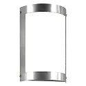 Luminaire mural d’extérieur langue, semi-circulaire E27 IP44, acier inoxydable