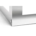 CMD Creative Metalldesign Outdoor LED wall luminaire AQUA LEGENDO with sensor, IP44, 12W 3000K, stainless steel / opal glass, brushed