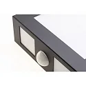 CMD Creative Metalldesign Luminaire mural d’extérieur AQUA LEGENDO carré, avec détecteur de mouvement E27 IP44, anthrazit