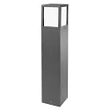 CMD Creative Metalldesign Lampadaire d’extérieur angulaire, 3 pôles E27 IP54, anthrazit
