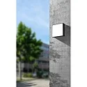 Applique et plafonnier grand, carré IP65, anthrazit 