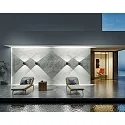 CMD Creative Metalldesign Luminaire mural d’extérieur haut bas, avec optique de lentille IP65, anthrazit 