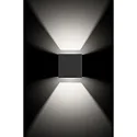CMD Creative Metalldesign Outdoor LED wall luminaire, 2-side beam, adjustable beam angle, 12W 3000K