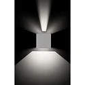CMD Creative Metalldesign Luminaire mural d’extérieur haut bas, réglable IP54, blanche 