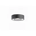 Plafonnier extérieur Bas, avec optique de lentille IP65, anthrazit