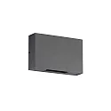 Luminaire mural d’extérieur DOUBLE ANGLE ADJUST haut bas, réglable IP65, anthrazit