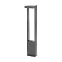 Lampadaire d’extérieur Bas, angulaire IP65, anthrazit