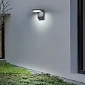 CMD Creative Metalldesign Luminaire mural d’extérieur CCT Switch, inclinable IP54, anthrazit