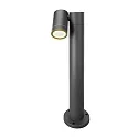 CMD Creative Metalldesign Lampadaire d’extérieur à 1 flamme, cylindrique, inclinable GU10 IP65, anthrazit