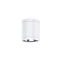 Plafonnier extérieur Ø 9CM CLEAR rond, CCT Switch IP65, couvert de poudre, blanche