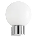 Luminaire mural d’extérieur AQUA BALL rond E27 IP44, acier inoxydable