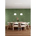 Casablanca Luminaire à suspension ACAI 26 à 2 flammes E27 IP20, mat, blanc opale gradable