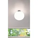 Casablanca Applique et plafonnier ACAI 26 E27 IP20, mat, blanc opale gradable