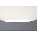Casablanca Luminaire à suspension AIH à 1 flamme, médium E27 IP20, aluminium brossé, blanc mat gradable